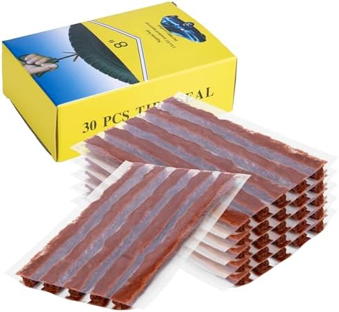 30 PCS Tire Plugs Heavy Duty, Rubber Tires Plug, Tires Repair Strings by Unknown