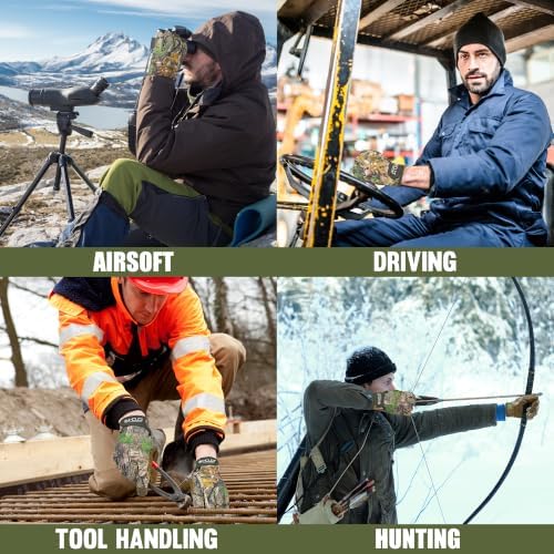 HANDLANDY Work Gloves for Men & Women, Utility Mechanic Working Gloves Touch - Image 6