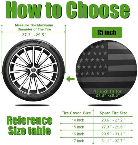 15 Inch Thickening Spare Tire Cover - Image 2