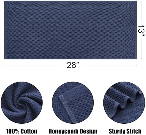 Kitinjoy 100% Cotton Waffle 6-Pack Kitchen Towels - Image 2