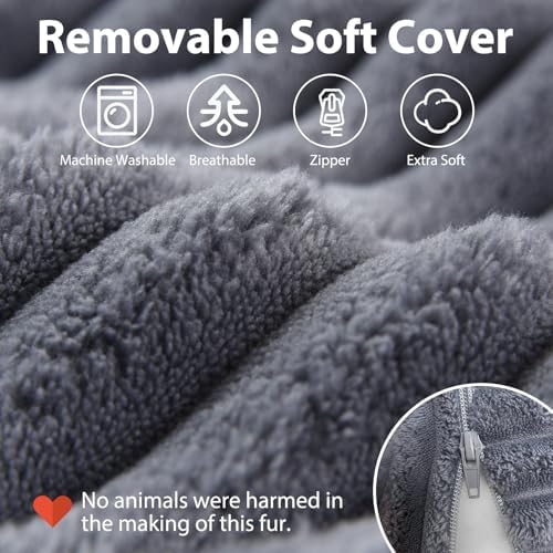 ENITYA 22" XL Back Pillow for Bed Sitting Up - Image 5