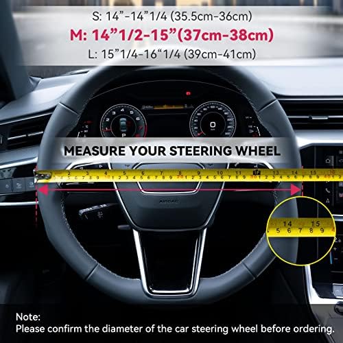Boho Steering Wheel Cover Elastic Microfiber - Image 6