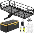 KAIRAY 500 Lbs Heavy Duty Hitch Mount Cargo Carrier 60"x24"x14.4" Folding Rear by KAIRAY