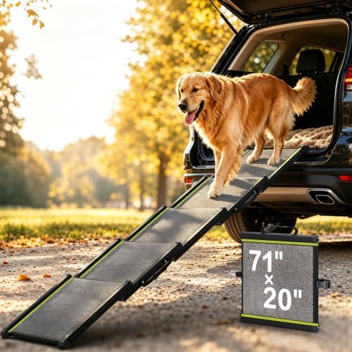 Dog Ramp for Car with Telescoping Design by Unknown