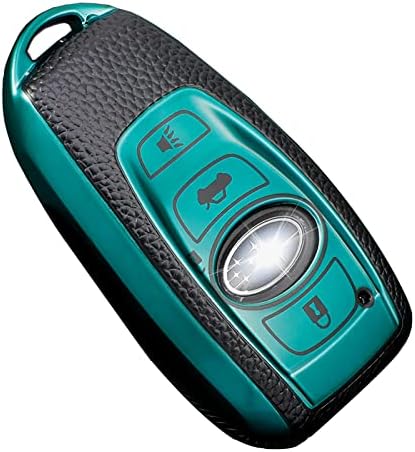 for Subaru Key Fob Cover, Premium Soft TPU Leather Full Cover Protection Key by Cacacar