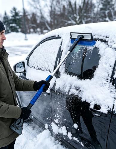 39.5" Snow Brush with Ice Scraper & Squeegee - Image 7