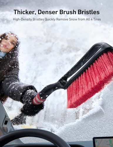 AstroAI 27" 2-in-1 Detachable Snow Brush & Ice Scrapers - Image 3