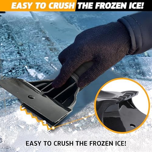 EcoNour Ice Scrapers for Car Windshield Car Ice Scraper - Image 3