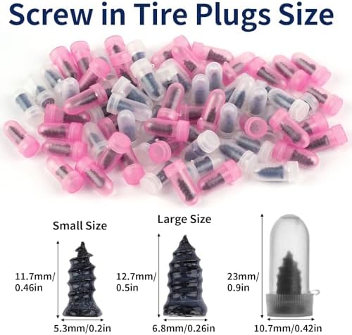 Tire Repair Screws 100 Pcs, Screw-In Tire Plugs Screw Type - Image 2