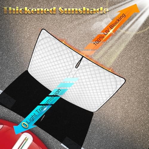KMF 8pcs Thicken Full Window Sun Shades - Image 5
