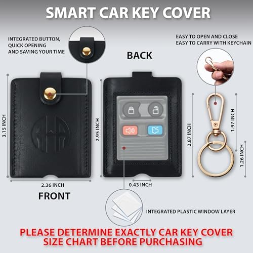 Leather Key Cover for Broken Car Key Loop Replacement - Image 2