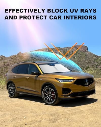 Foldable Front Windshield Sunshade fit - Image 5