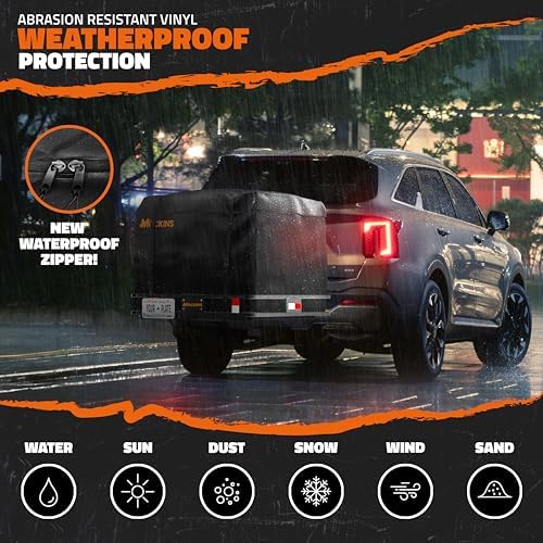 Mockins 30 Cubic Ft Square Trailer Hitch Cargo Carrier Bag 40"x40"x32" - Image 5