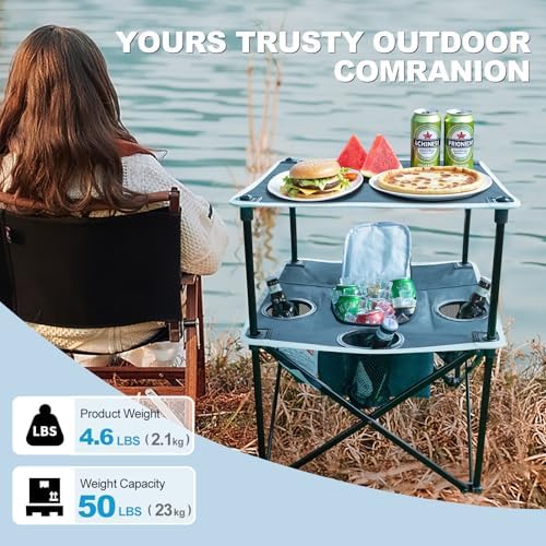 Folding Beach Table, Camping Table - Image 3