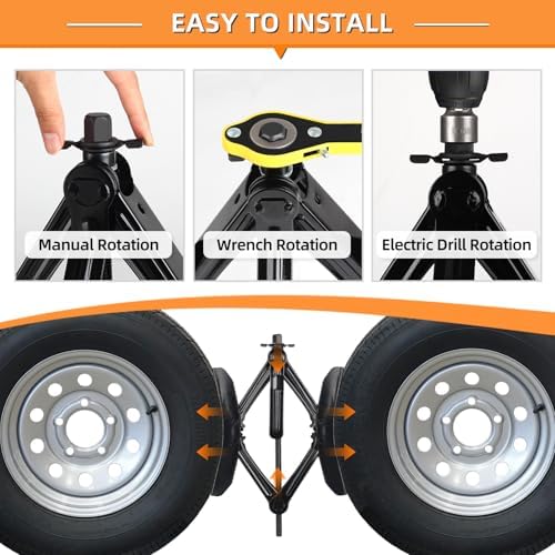 OULEME 2PK X-Shaped RV Tire Stabilizer - Image 4