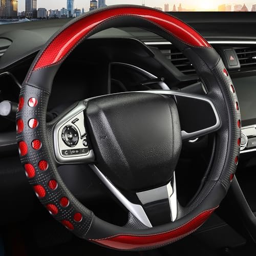 PU Leather Car Steering Wheel Cover by Unknown