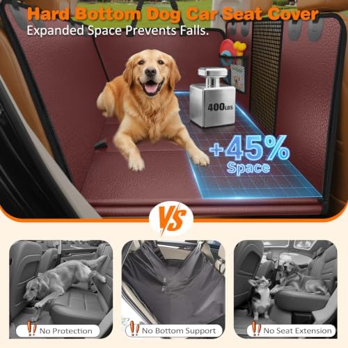 URPOWER Hard Bottom Dog Car Seat Cover - Image 2