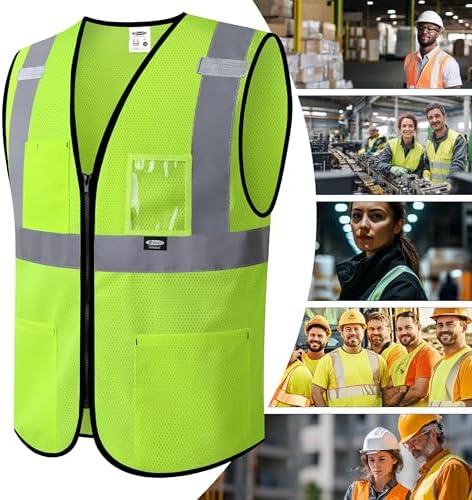 JKSafety Safety Vest for men women Hi Vis Vest - Image 5