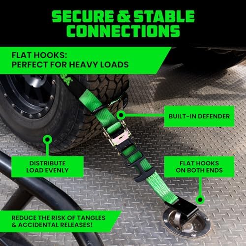 Rhino USA Car Hauler Tie Down Straps - Image 3