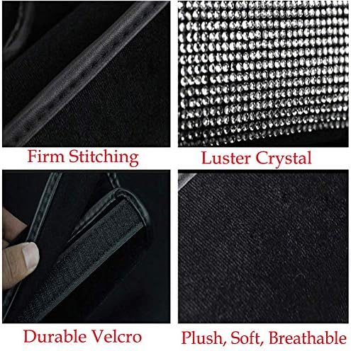2 Pcs Bling Bling Auto Car Shift Gear Cover & Handbrake Cover - Image 5