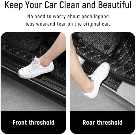 4PCS Door Sill Protector for Toyota RAV4 2025 2024 2023 2022 2021 2020 2019 - Image 4