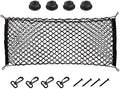 Adjustable Elastic Car Trunk Cargo Net, 35.4"x15.8" by Hanemia