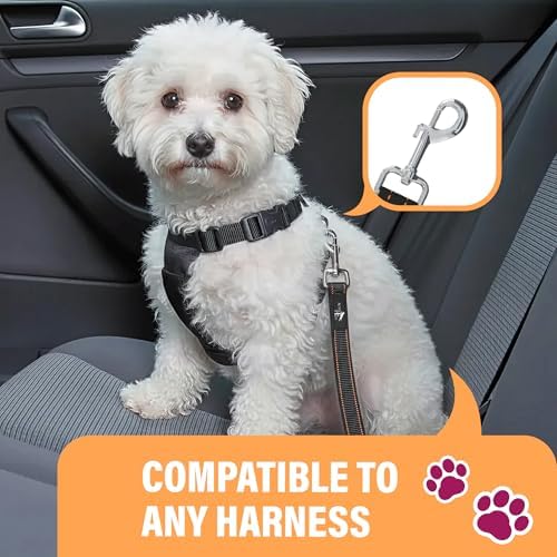 Active Pets Orange Car Seat Belt - Image 5