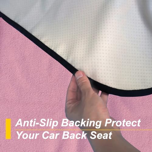 Back Seat Cover for Car Trucks Van SUV Jeep, Waterproof Rear Bench Towel Seat - Image 5