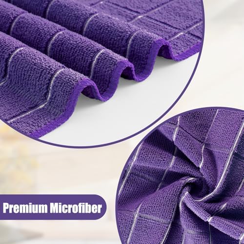 Homaxy Microfiber Kitchen Towels and Dishcloths Sets, 20 Pack - Image 2