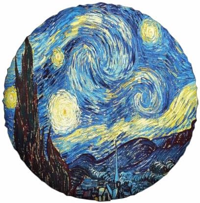 Abstract Starry Sky Spare Tire Cover - Image 2