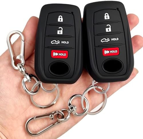 Soft Silicone Key Fob Cover, Compatible by Amazauto