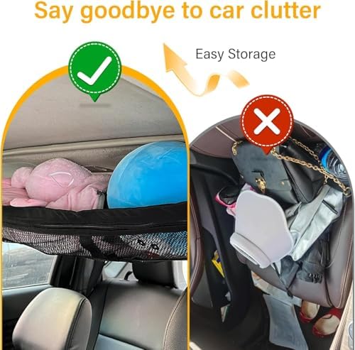 Upgrade Car Ceiling Cargo Net Pocket - Image 4
