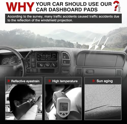 Autorder Gray Dashboard Cover Mat - Image 2
