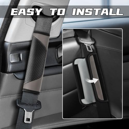 2PCS Car Seat Belt Cover Pads, Seatbelt Shoulder Cushion - Image 4