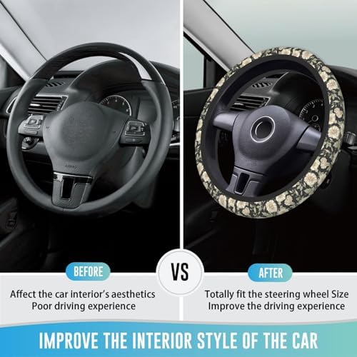 Steering Wheel Cover 15 Inch Breathable - Image 3
