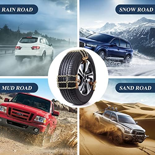 Snow Chains, 215-315mm Universal Tire Chains - Image 6