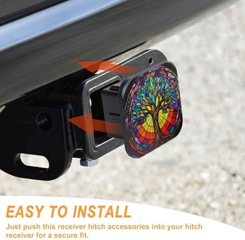 2" Trailer Hitch Cover Rubber Receiver Tube Cap Trailer Hitch Covers - Image 4
