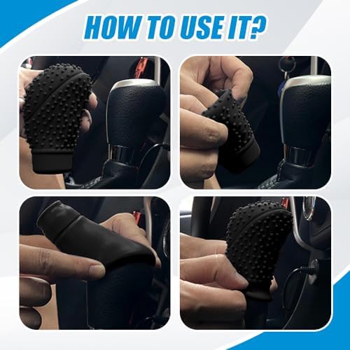 Car Gear Shift Knob Cover, Gear Shift Knob Cover Car Protect Accessories - Image 4
