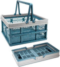 VALESKA Collapsible Crate 20L, Plastic Milk Crates by VALESKA