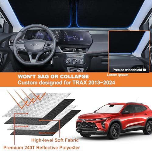 Foldable Front Windshield Sunshade fit - Image 6