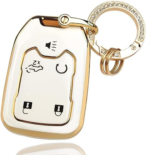 OLLEN 5-Button TPU Key Fob Cover, Fit by OLLEN