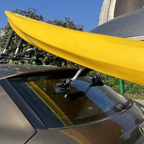 IKURAM R Aluminum Folding J-Style Kayak Roof Rack, Universal 4-in-1 Carrier - Image 2