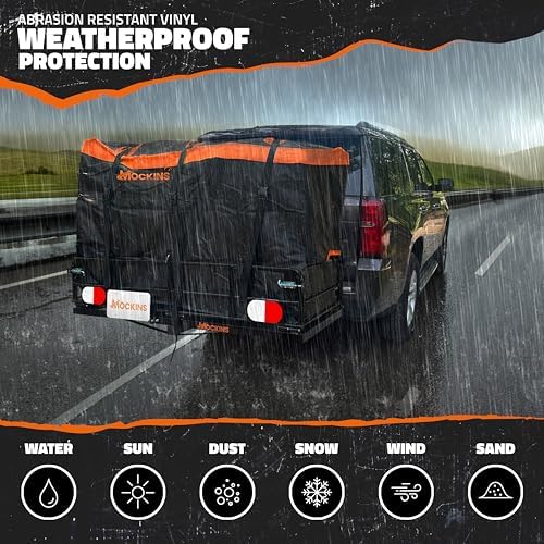 Mockins 30 CuFt Trailer Hitch Cargo Carrier Bag & Packing Cubes 29"x23"x12" - Image 7