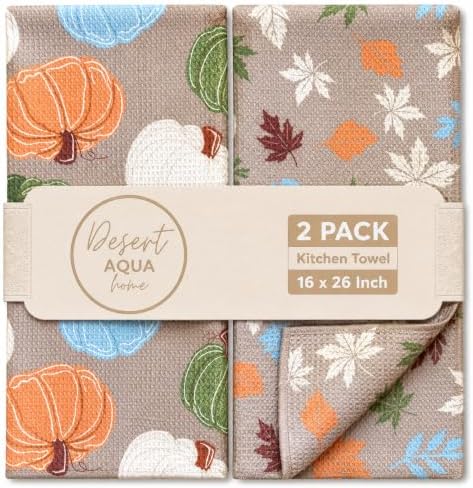 2 Pack Double Sided|| Not Your Ordinary Kitchen Towels || Dish Towels || Quick by DesertAqua