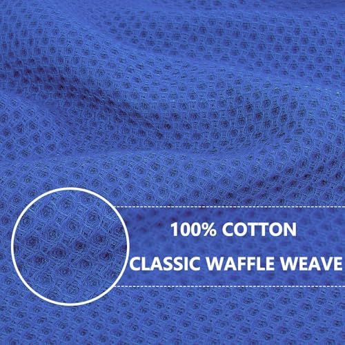 Homaxy 100% Cotton Waffle Weave Kitchen Dish Cloths 24-Pack - Image 2