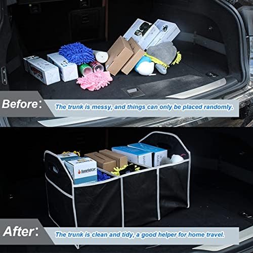 Car Trunk Organizer, Portable Foldable Waterproof Auto Storage Bag - Image 6