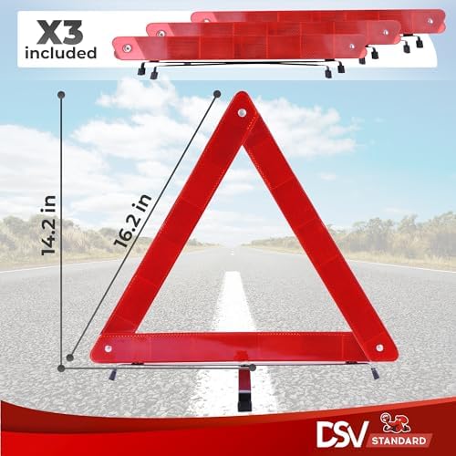 DSV Standard Warning Triangles, Reflective Triangles - Image 2
