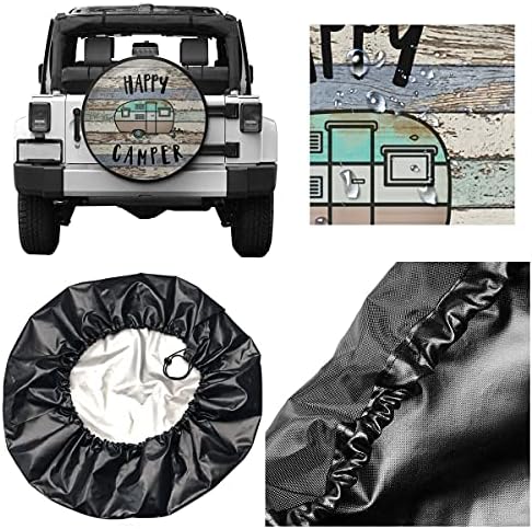 Happy Camper Spare Tire Cover Dust-Proof - Image 2