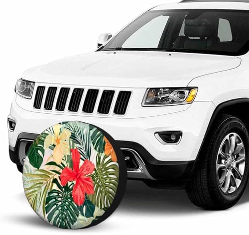 Hibiscus Flowers Spare Tire Cover - Image 7