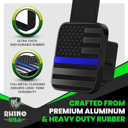 Rhino USA American Flag Trailer Hitch Cover - Image 2